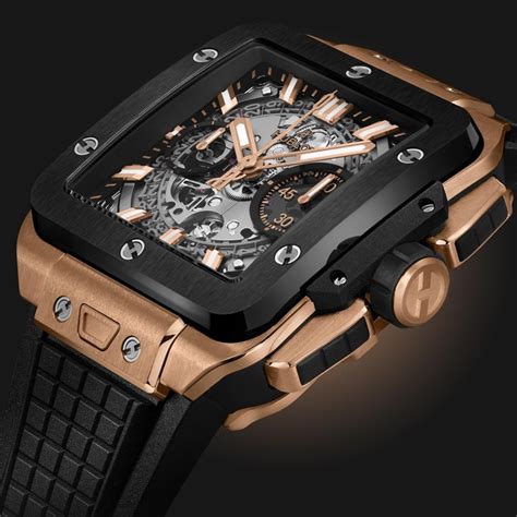 hublot magic gold ceramic|square bang unico magic gold.